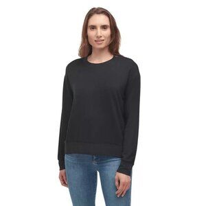 Splendid Women's Crewneck Sweatshirt Long Sleeve Black Size M NEW WITH TAGS